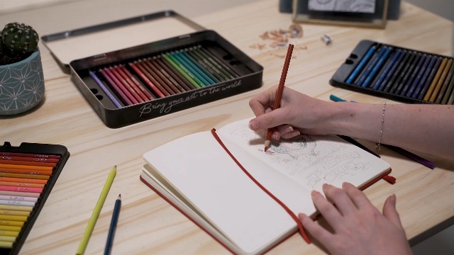 Boîte 160 Crayons De Couleur Zenacolor - Mines Huile Douces - Numérotés - Pour Dessin, Coloriage - Étui Métal