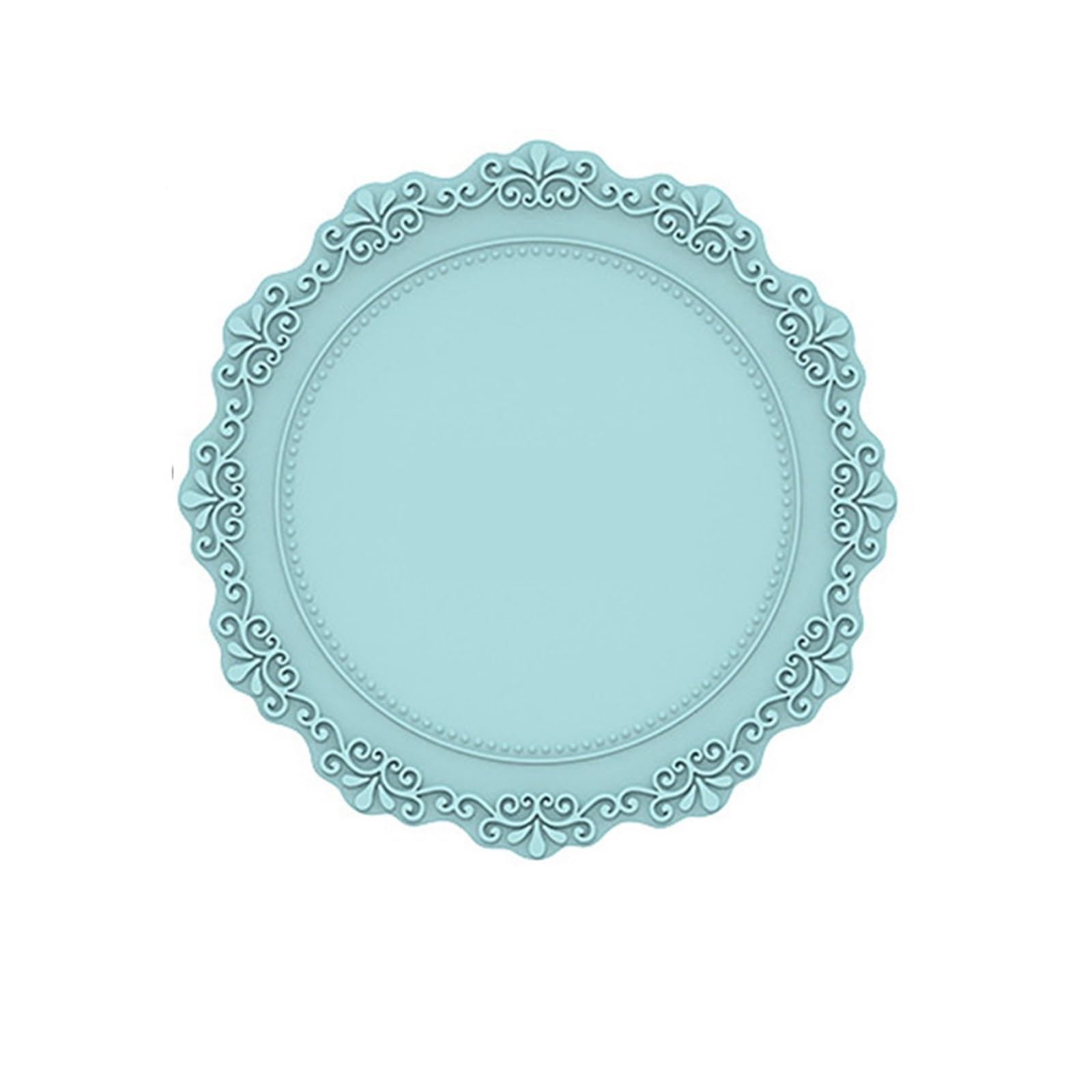 Napperon de cuisine vert style européen rétro tapis épais et chauffant