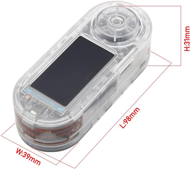 LILYGO T-Embed CC1101 Plus ESP32-S3 Microphone TTGO Development Board with 1.9 inch ST7789V IPS TFT LCD (Transparent Shell)