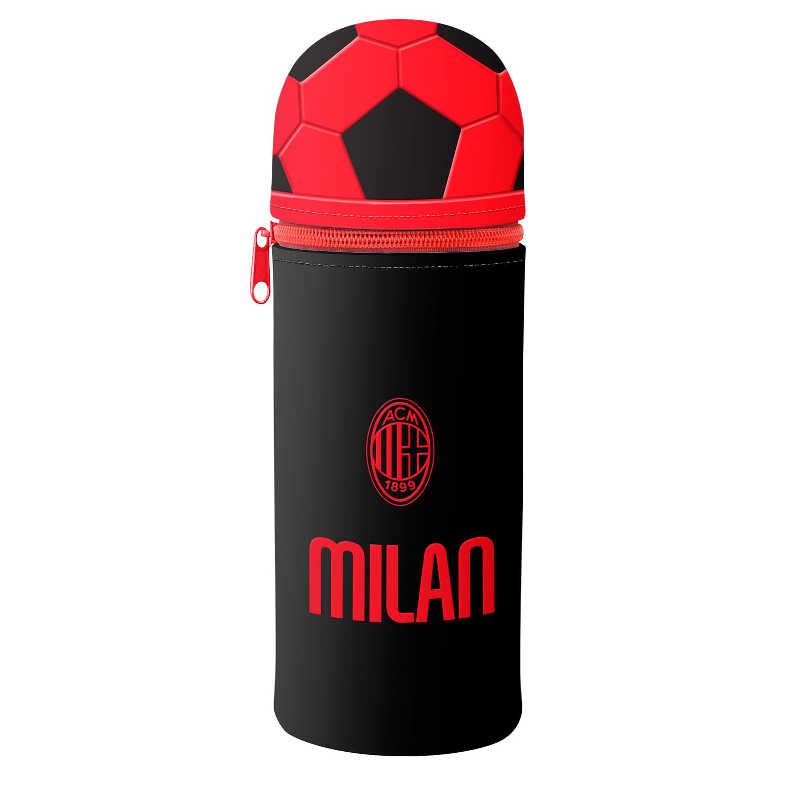 Seven AC Milan School Pencil Case for Boys Soft Silicone Children Boys Football Gift Idea