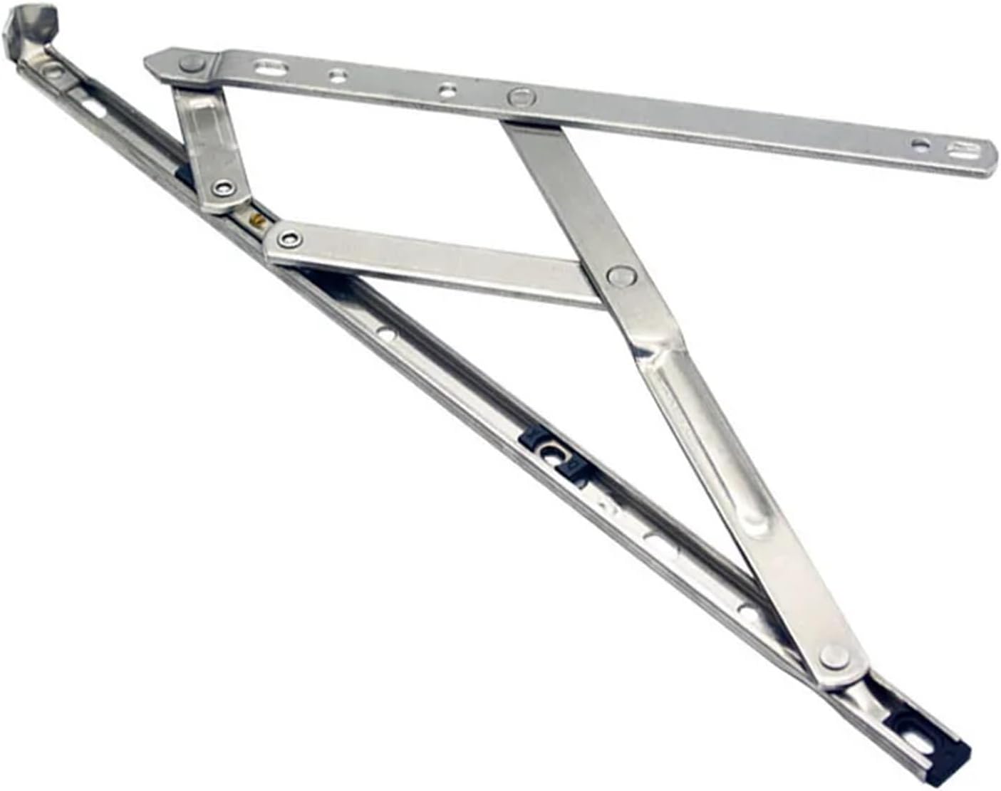 Window Hardware 2 pcs Adjustable Wind Brace Stainless Steel Window Casement Stay Window Limiter Window Strut(12inch3)