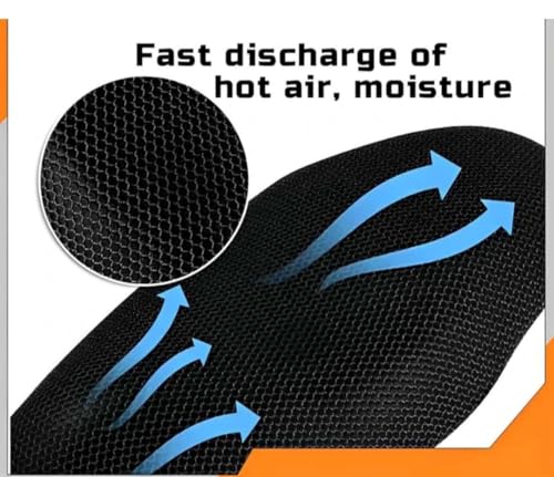 Image of Pure Biking Universal Water Resistant Scooter Seat Cover, Premium Comfortable Fit, Compatible with Activa, Jupiter, Access, Maestro
