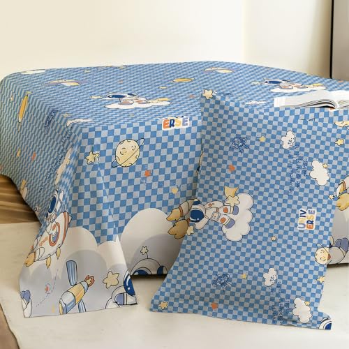 Image of Weave & Decor Kids Dedsheets Single Bed 60x90 Inches with 1 Pillow Cover 20x30 inch, Cotton Blend, Soft & Lightweight.