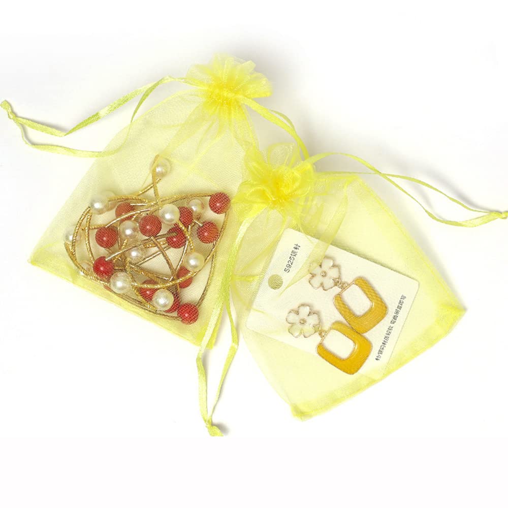 25 sacchetti in organza, per bomboniere, feste, gioielli, in rete con coulisse, 7 x 9 cm, bordeaux, 25 sacchetti regalo