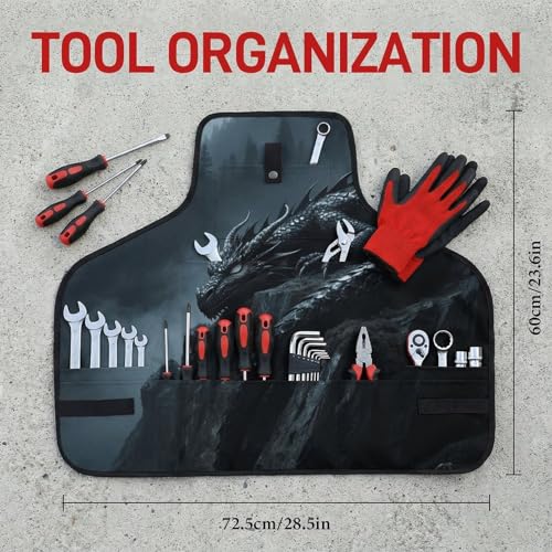 Delantal de trabajo FodPand con 8 bolsillos negro miniatura 2