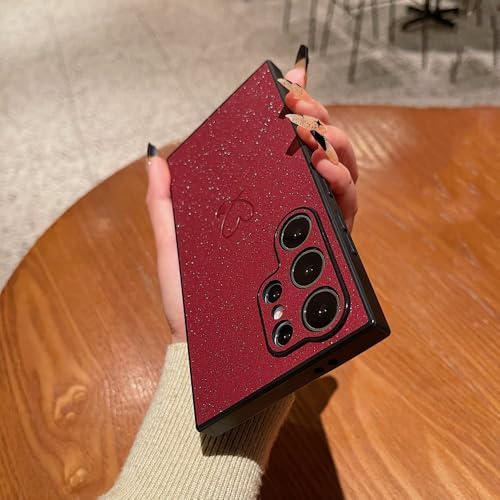 Coque antichoc pour Samsung Galaxy S24 S23 S22 Ultra bordeaux