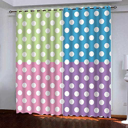 Rideaux Occultants Opaque à Oeillets Draperies Isolant Thermique Haut de Gamme 2 Pièces - 2