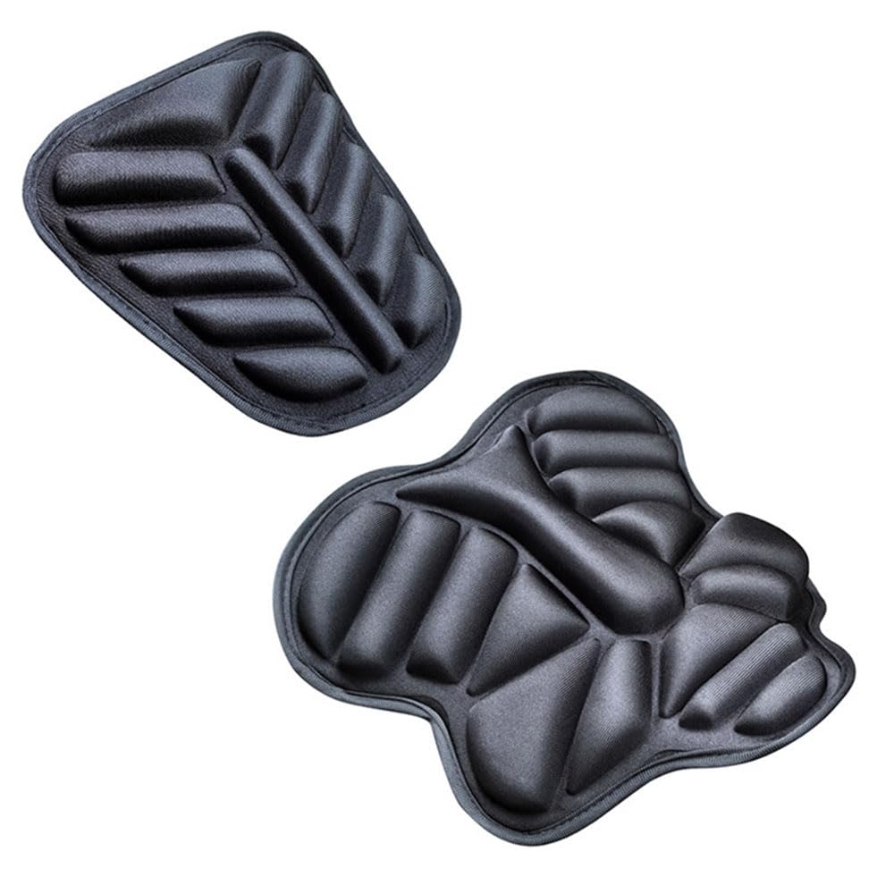 AAJUNp Motorbike Seat Cushion for BMW F 850 GS Rallye 2021-2024,3d Honeycomb Shock Absorption Breathable Gel Seat Pad,Pressure Relief Cool Seat Cover For Long Trips,Front and back seats