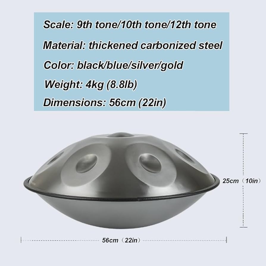 ハンドパン Yahoo!オークション - VIBE handpan ハンドパン 9音 56cm ケース