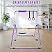 Triclicks Foldable Gymnastics Bar Adjustable Height Training Kip Bar, Expandable Home Gym for Girls and Boys Indoor Monkey Bar