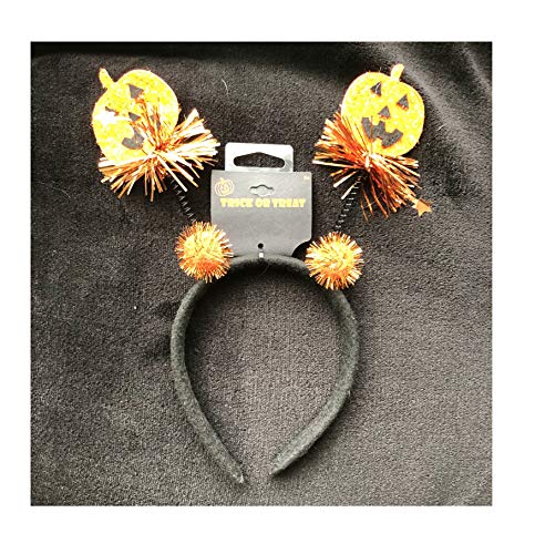 Trick or Treat Jack-o-Lantern - Diadema de calabaza, color naranja