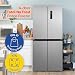 Russell Hobbs Freestanding 4 Door American Fridge Freezer 421 Litre in Stainless Steel, Total No Frost, 271L Fridge & 150L Freezer, with LED Display, RH180A4FF802E1SS