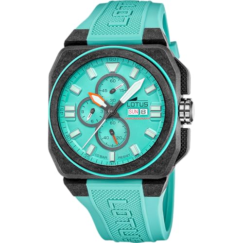 LOTUS Orologio Uomo Analogico Gomma Blu - Quarzo - Cronografo