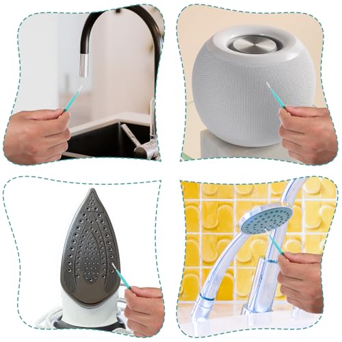 Image of 30 PCS Showerhead Cleaning Brushes Tool, Nozzle Unclogger Tool, Mini Shower Head Cleaner Picks Brush for Bathroom Shower Head Gap Nozzle Slot