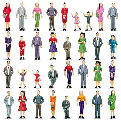 Personnages peints miniatures 1:25 pour donner vie à vos décors de train et maquettes