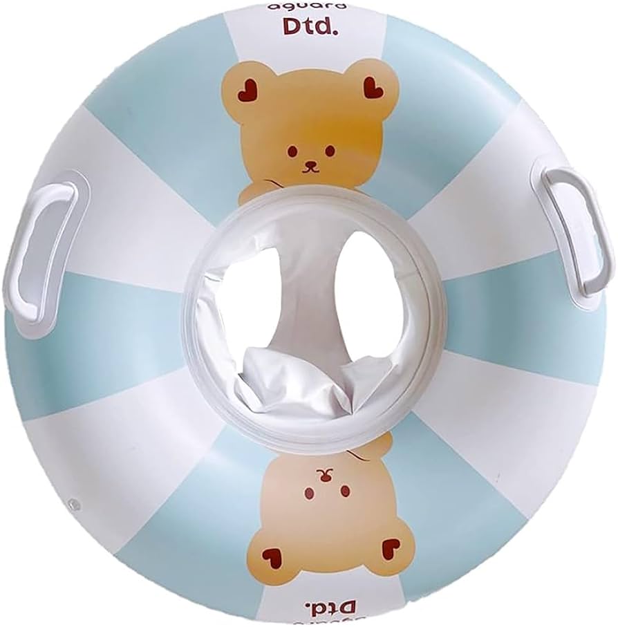 浮き輪くまさん☆ Amazon | うきわ ベビー 浮き輪 子供用 クマちゃん 幼児 足入れ型