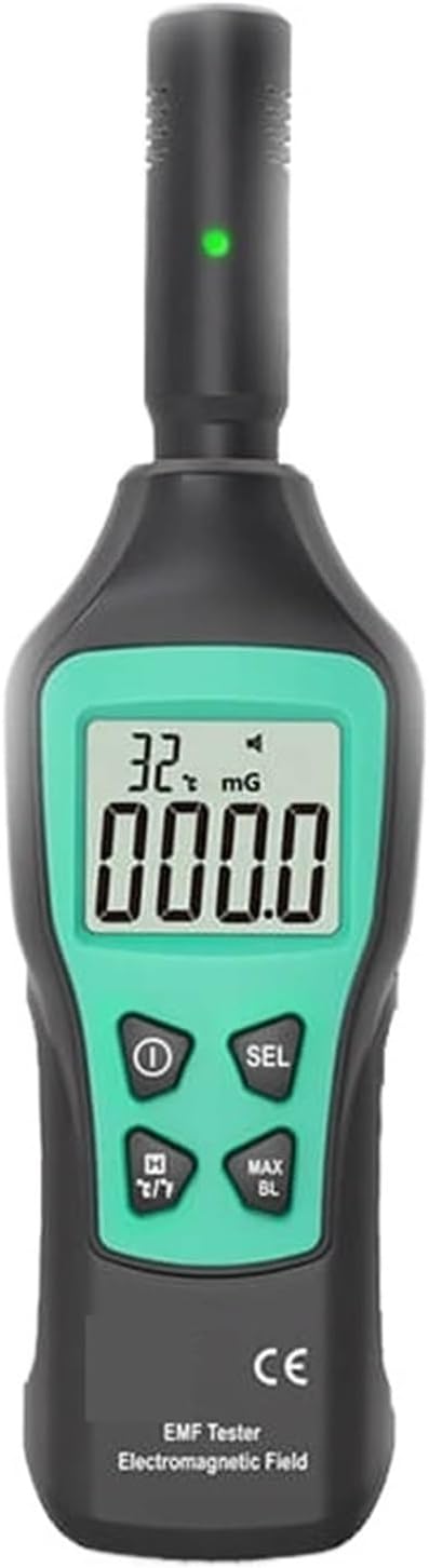 Digital Electromagnetic Field Radiation Detector Temperature Tester EMF Meter Dosimeter For Computer Phone,Practicality