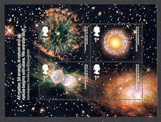 2002 Astronomy Miniature Sheet No. 17 - Royal Mail Stamps