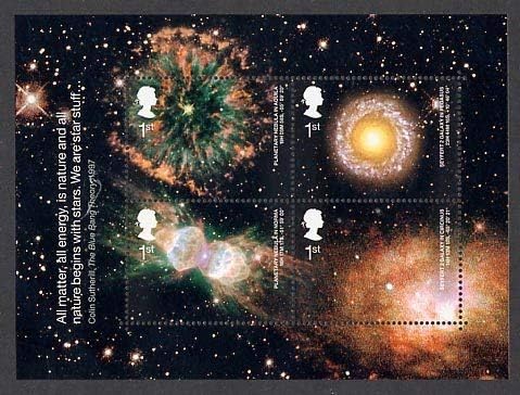 2002 Astronomy Miniature Sheet No. 17 - Royal Mail Stamps