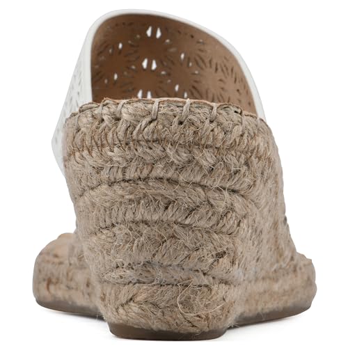 Sandale cage espadrille blanche 41 : finis les pieds fatigués en été