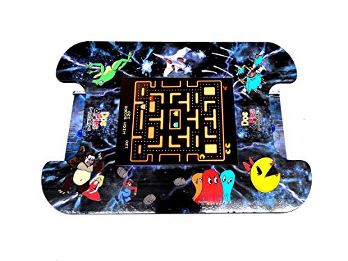 Doc and Pies Arcade Factory Cocktail Arcade Machine - 60 Retro Games - Full Size LCD Screen, Buttons and Joystick - 2 Year Warranty