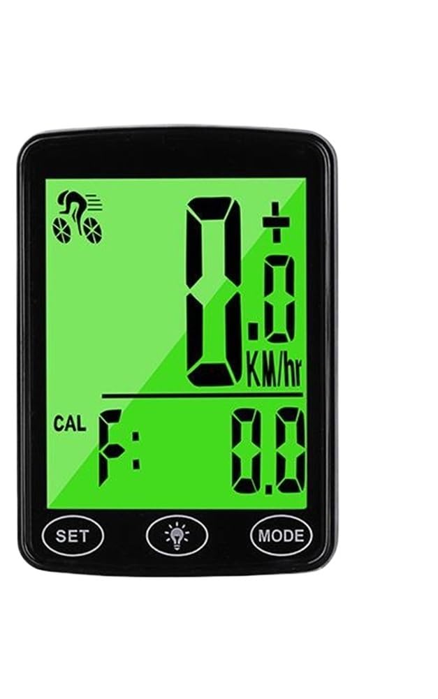 Contachilometri Bici Computer da Bici con tachimetro Wireless Impermeabile cronometro Digitale for Bicicletta da Montagna contachilometri da Ciclismo Ciclocomputer(Wireless)