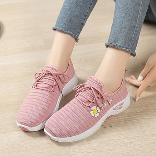 Chaussures de course légères femme en mesh noir pour le running d'été - 2