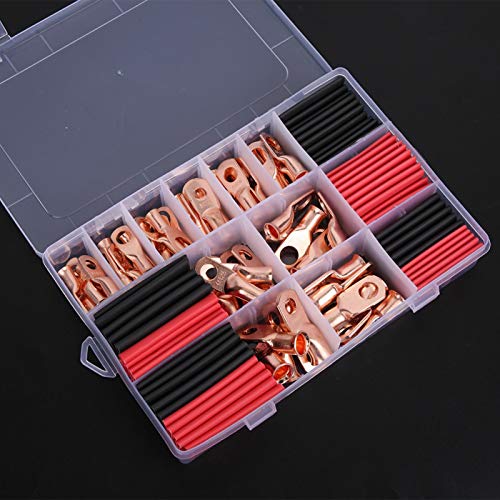Conector de terminais de crimpagem, tubulação termorretrátil 3: 1 Kit de tubulação termorretrátil de
