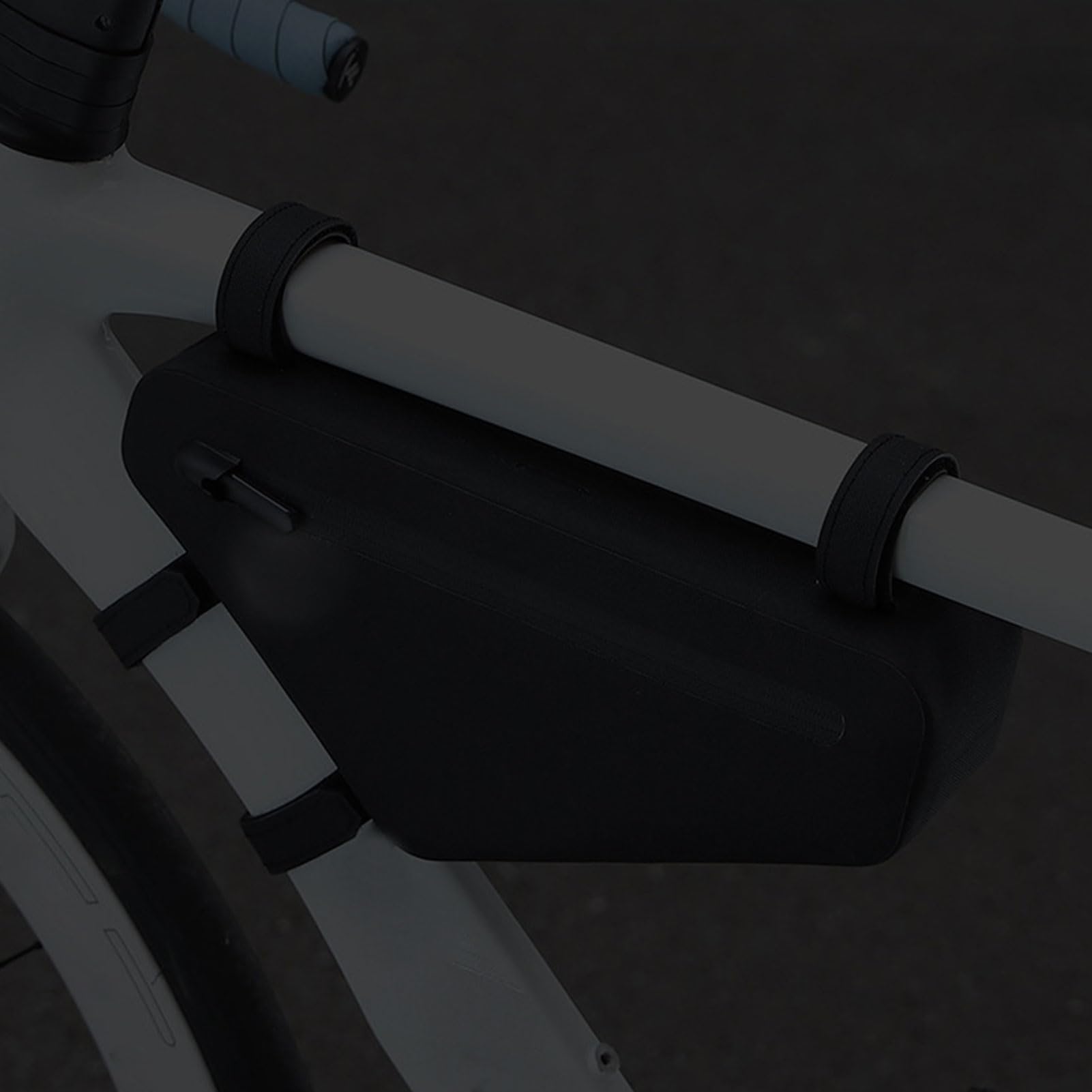 Sacoche de cadre de vélo, étanche, fixation de sangle de 1,2 l, pour outils et téléphone portable, VTT, aventure en plein air, pour les amateurs d'aventure