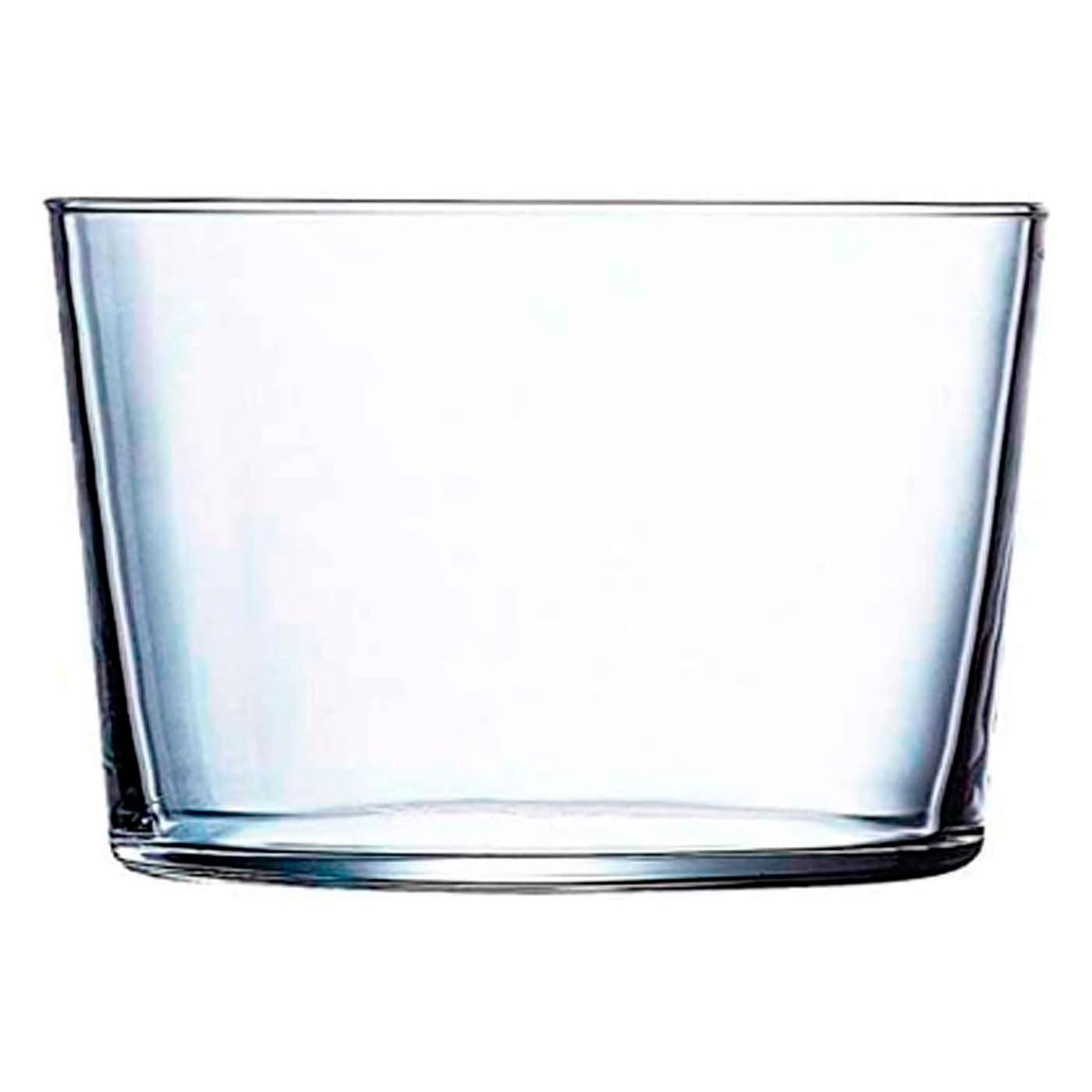 Acan Tradineur - Pack de 6 Caja de 12 vasos Modelo Ruta - Capacidad de 230 ML - Fabricado en Vidrio Resistente - Apto para lavavajillas - Tamaño aprox: diámetro 8,2 x 6 cm - 72 Uds Total