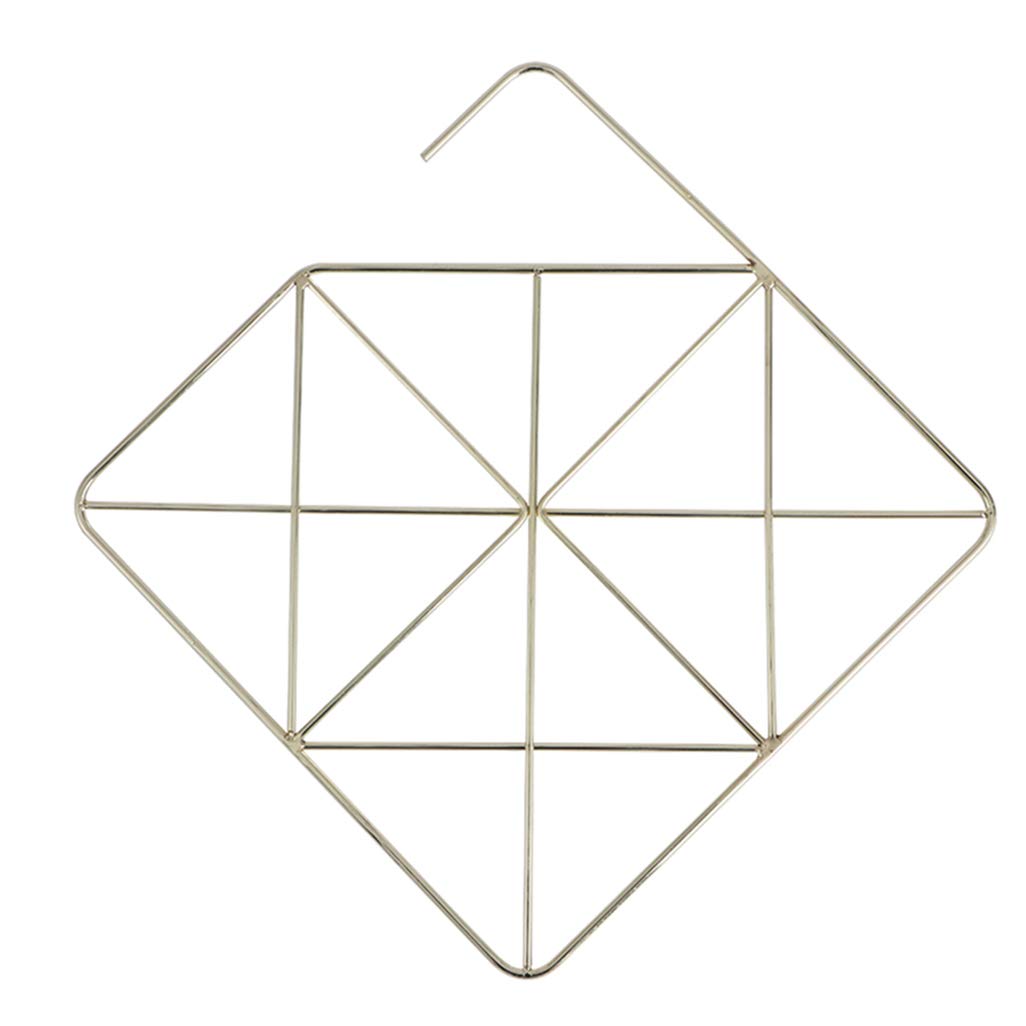 Drying Rack Square Storage Wall Mount Rack Iron Holder Clothes Laundry Airer Dryers 14 Grid for Indoor or Wardrobe