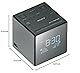 Sony XDR-C1DBP-CEK Wiederaufladbare Tragbare Batteriebetriebene Taschen DAB/DAB + Radiowecker XDRC1DBP.CEK, Schwarz/Silber