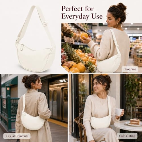 Bolso cruzado ligero de nylon para mujer miniatura 7
