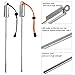 Alomejor Lobster Stick,Durable Stainless Steel Rod Underwater Pointer for spearfishers Divers Marine Explorers Safety Lanyard Noise Maker