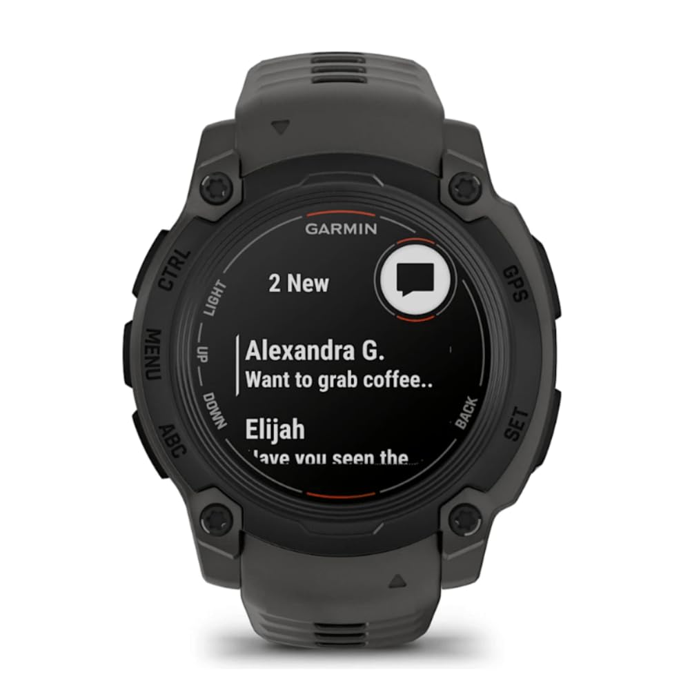 Garmin [renewed Instinct E, Smartwatch 40mm Display MIP,GPS,Cardio,SpO2, 70 app per lo sport, Training Readiness, Activity Tracker 24/7, Notifiche, Autonomia 14 giorni Black & Charcoal Ricondizionato
