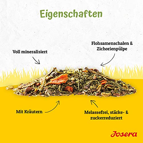 JOSERA Kraut & Rüben Mash (1 x 15 kg) | Premium Pferdefutter Mash | Pferdefutter mit Leinsamen | Stärke- und zuckerreduziert | voll mineralisiert | 1er Pack