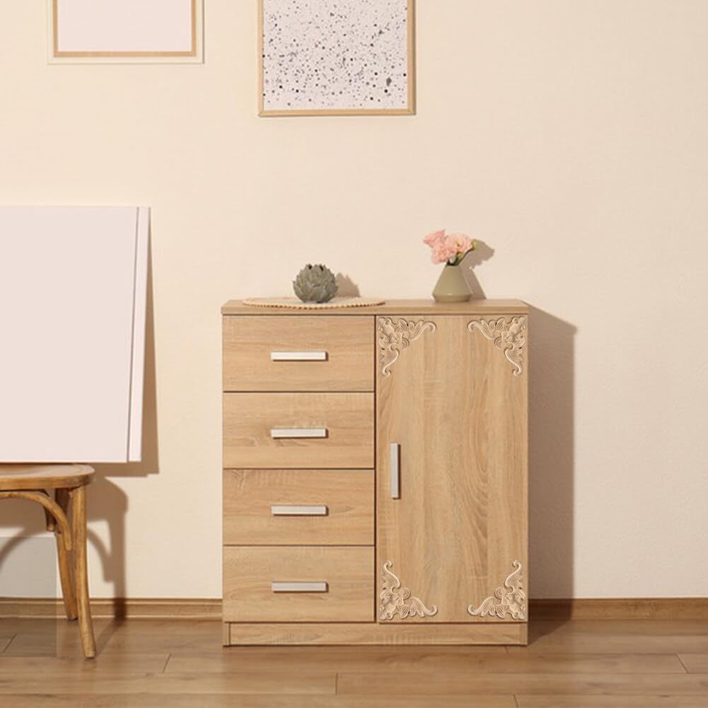 Molduras Madera Para Cuadros Apliques De Madera Tallada Sin Pintar,  Suministros Para Tallado De Muebles, Calcomanías, Flores De Esquina,  Calcomanías Para Muebles, Apliques, Calcomanías De Madera Para Pared MT11 -  España Molduras, image size:1001x1001