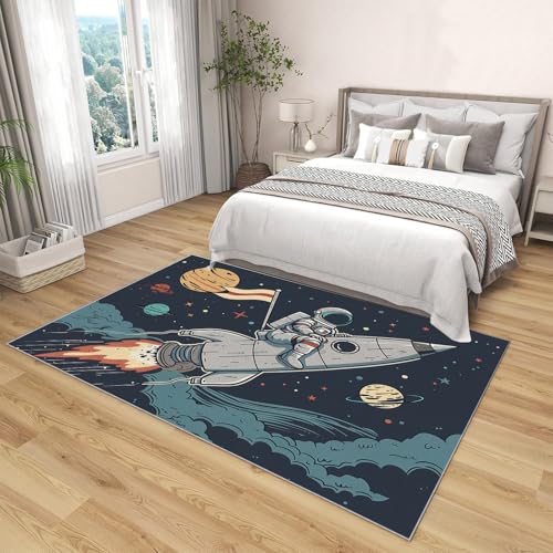 Tapis espace abstrait pour chambre enfant et extérieur - 5