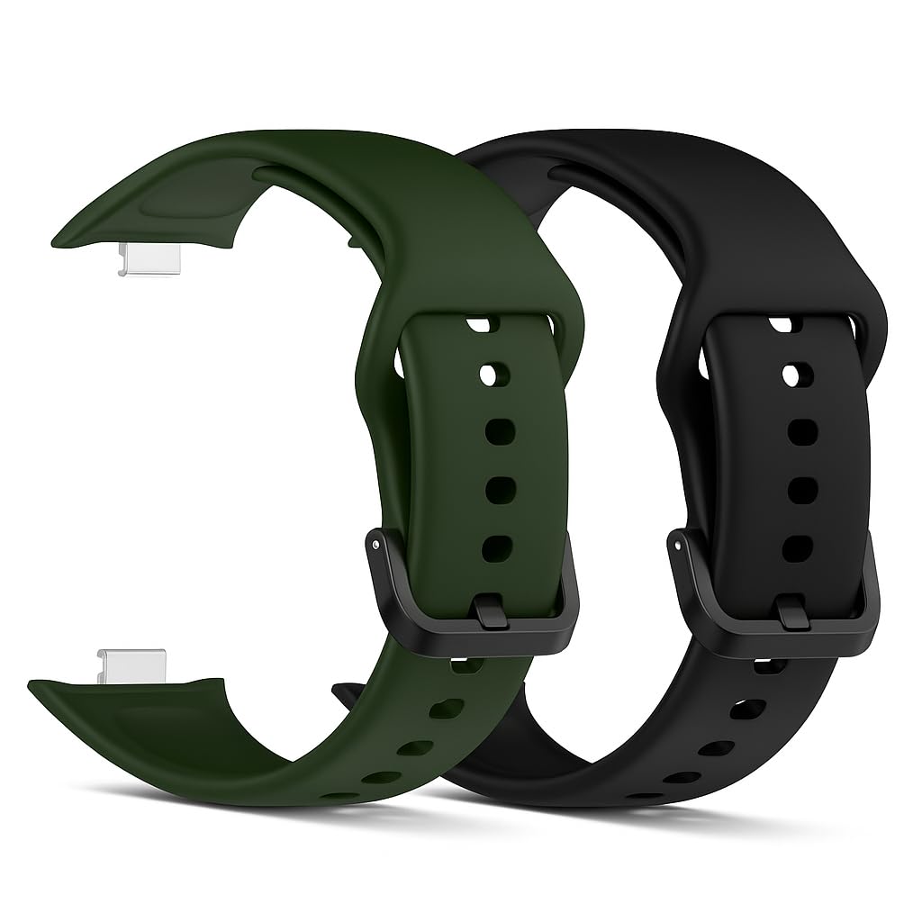 Kapture Straps Compatible with Redmi Watch Move, Redmi Watch Move Strap TPU Watch Straps - Quick Release Watch Bands Soft Waterproof for Men Women-image-22