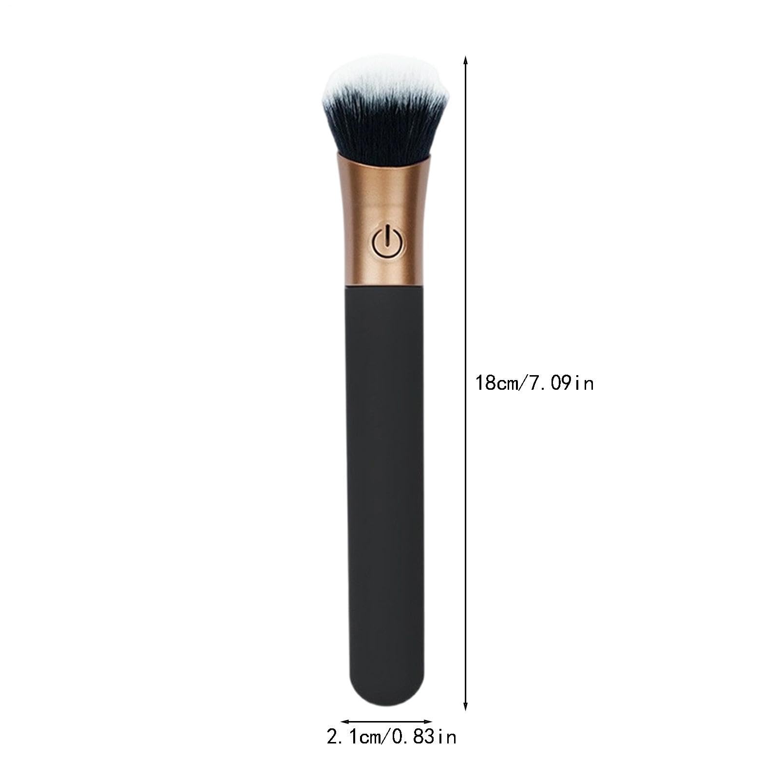 Set Di Pennelli Trucco Strumenti di Bellezza Viso a Vibrazione Silenziosa | Pennelli Cosmetici per il Trucco Per Fondotinta, Blush, Illuminante, Bronzer, Fissante, Adatto A Casa, Viaggio, Vacanza