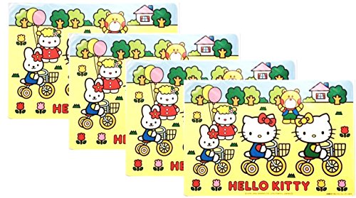 Set de table Hello Kitty papier 4 pièces anti-tache repas propre
