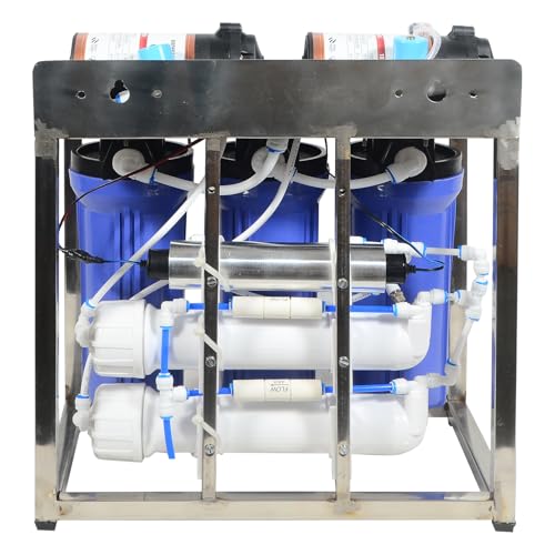 Image of PurePlus 25 LPH RO + UV Double Purification Water Purifier System for Commercial & Office Use with Pump
