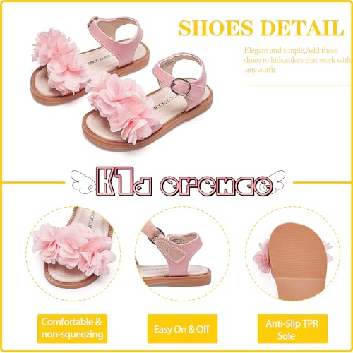 Image of Kiderence Toddler Girls Sandals Little Girls Kids Summer Shoes Toddler Sandals