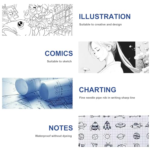 Sipa SR153 24 Colored Fineliner Pens thumb #3