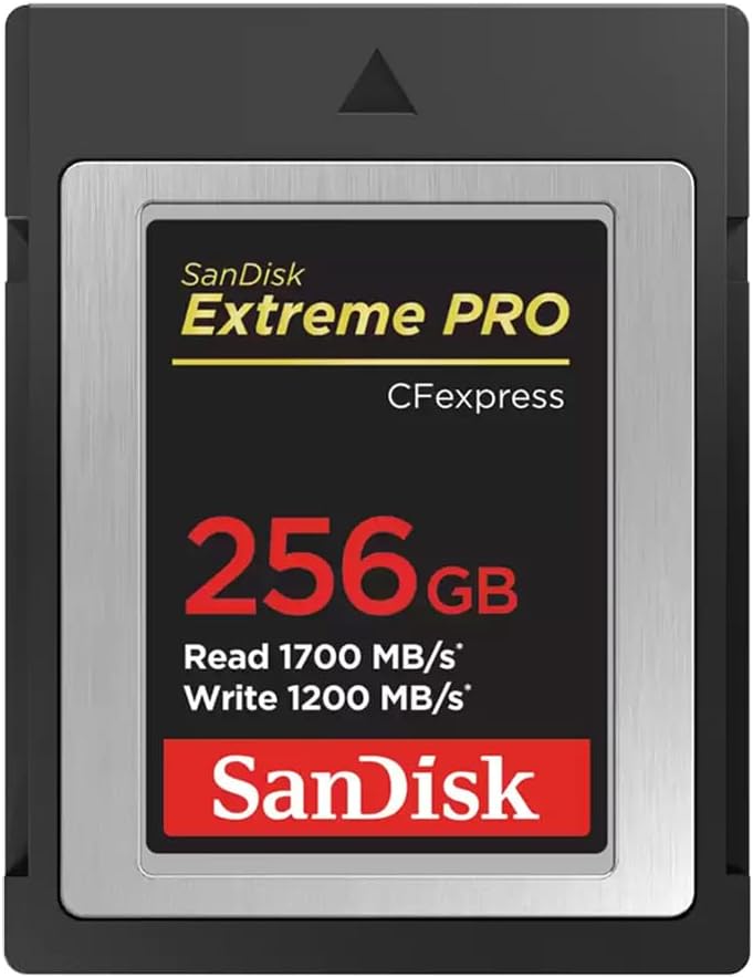 Extreme PRO 256GB CFexpress Type-B Memory Card, 1700MB/s Read, 1200MB/s Write