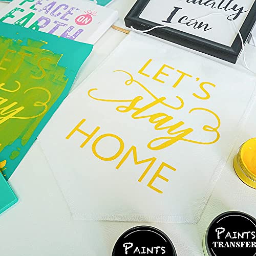 Chalk Paste Ink For Fabric Permanent 20 Bottles Paints Transfer #TOP2