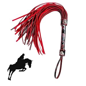 Leder Peitschen Reitgerte, Leder Reitgerte, Pferdepeitsche, Gerte für Pferde Reitgerte für Pferd das tägliche Training, Pferd Springen Rennen,Schneebesen aus Leder mit Fransen