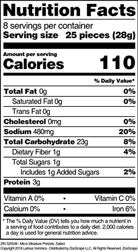 Micro Miniature Pretzels, Salted (8 oz, ZIN: 525549) image 5