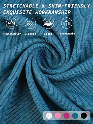 Cooraby 5 Pieces Girls Dance Tank Tops Racerback Sleeveless Tops for Ballet Gymnastics Dancewear2