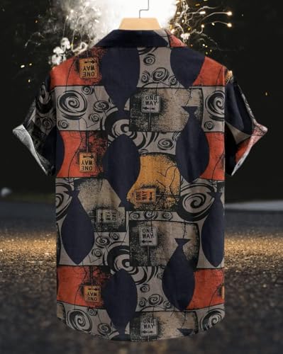 Image of IndoPrimo Casual Shirt for Men || Shirt for Men || Men Poly Cotton Stylish Shirt || Men Printed Shirt || Men Shirt Half Sleeve - Prime